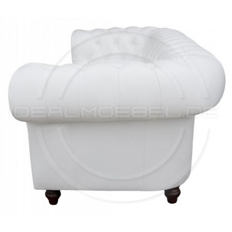 Sofa Chesterfield Lady Rem Skóra 3 os.
