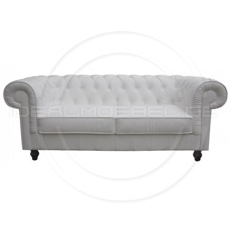 Sofa Chesterfield Lady Rem Skóra 3 os.