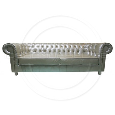 Sofa Chesterfield Canon Skóra 4 os.