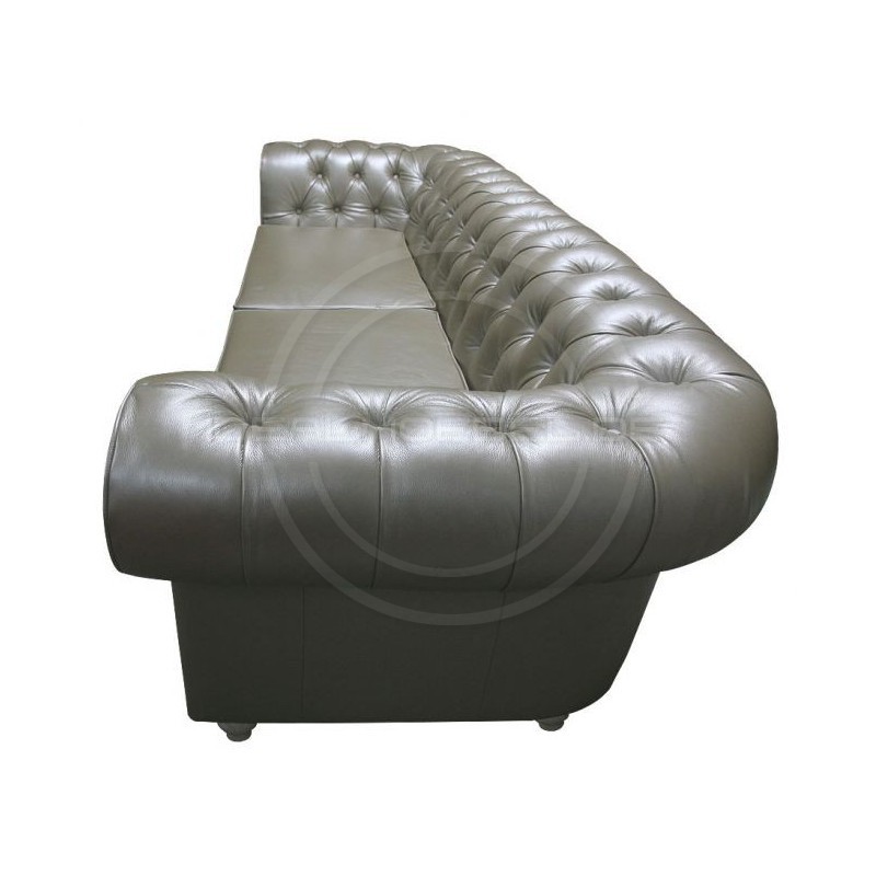 Sofa Chesterfield Canon Skóra 4 os.