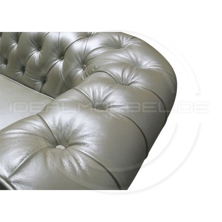 Sofa Chesterfield Canon Skóra 4 os.