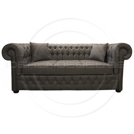 Chesterfield Sofa March Samt 3-Sitzer