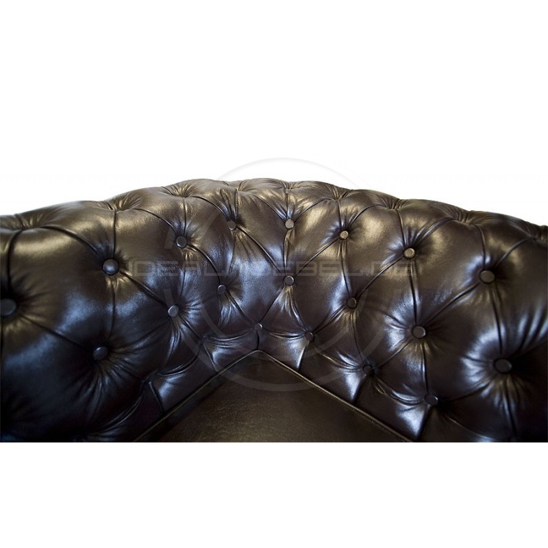 Chesterfield Ledersofa Normal 4-Sitzer