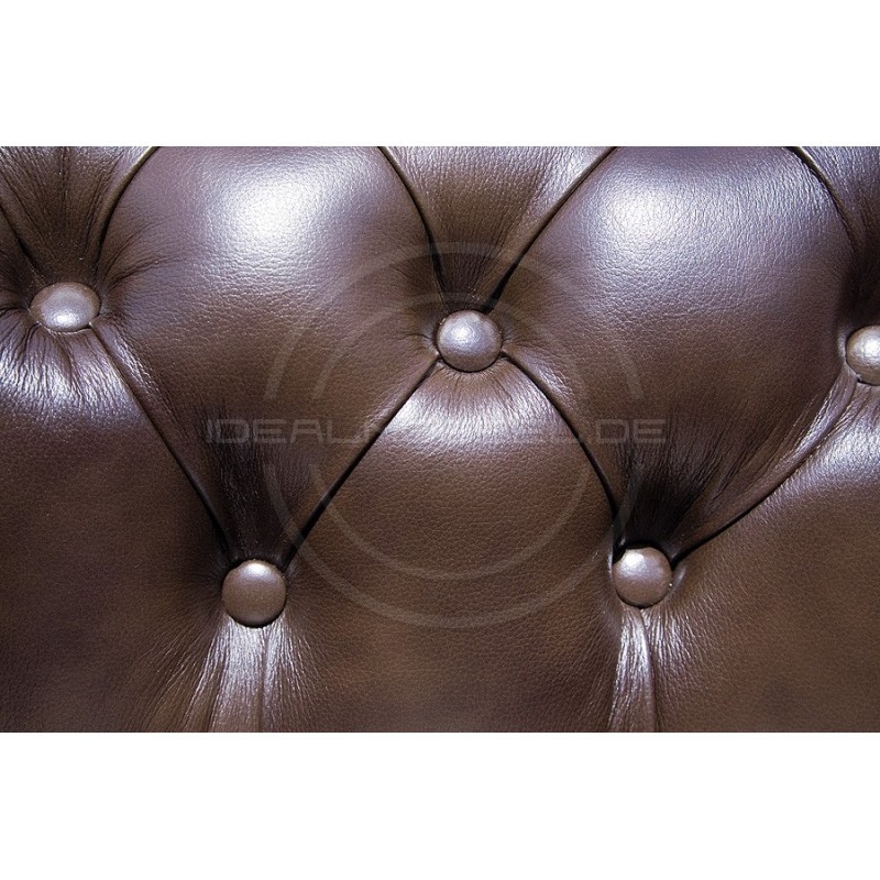 Chesterfield Ledersofa Classic 2-Sitzer