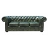 Chesterfield Ledersofa Classic 3-Sitzer