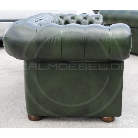 Chesterfield Ledersofa Classic 3-Sitzer