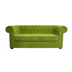 Chesterfield Sofa March Samt 3-Sitzer