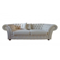 Chesterfield Sofa Diva Plus Samt 3-Sitzer