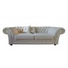 Chesterfield Sofa Diva Plus Samt 3-Sitzer