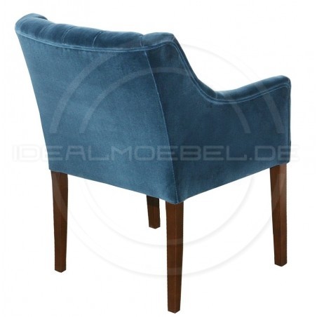 Chesterfield Sessel Mild Schalensitz Samt