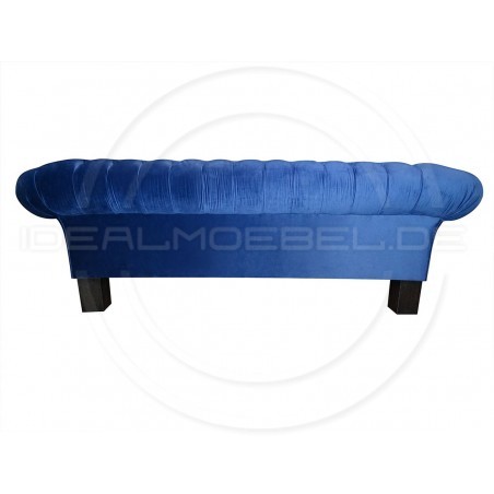 Chesterfield Sofa Diva Design Samt 3-Sitzer