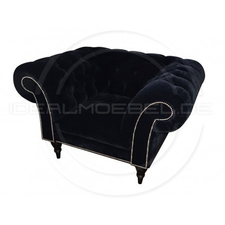 Chesterfield Sessel Diva Samt