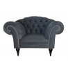 Chesterfield Sessel Madame Samt